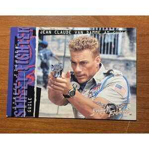 1995 Upper Deck Street Fighter #SF1 Guile - Jean Claude Van Damme